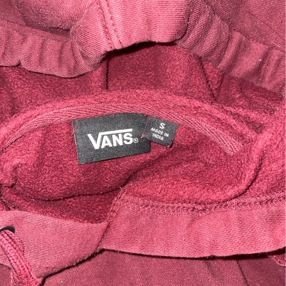 Black/Maroon Vans Sweatshirt - Picture 4 of 4